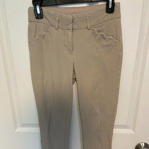 Candie's Audrey Ankle Straight Legged Khaki Dress Pants - Size 0
